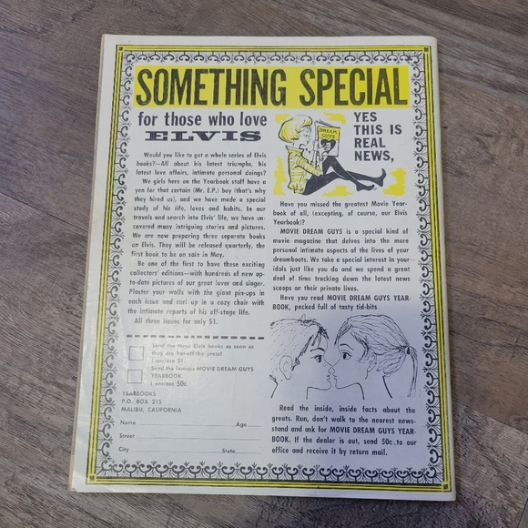 Elvis Presley Vintage 1960 Yearbook Magazine. GUC - Picture 4 of 9